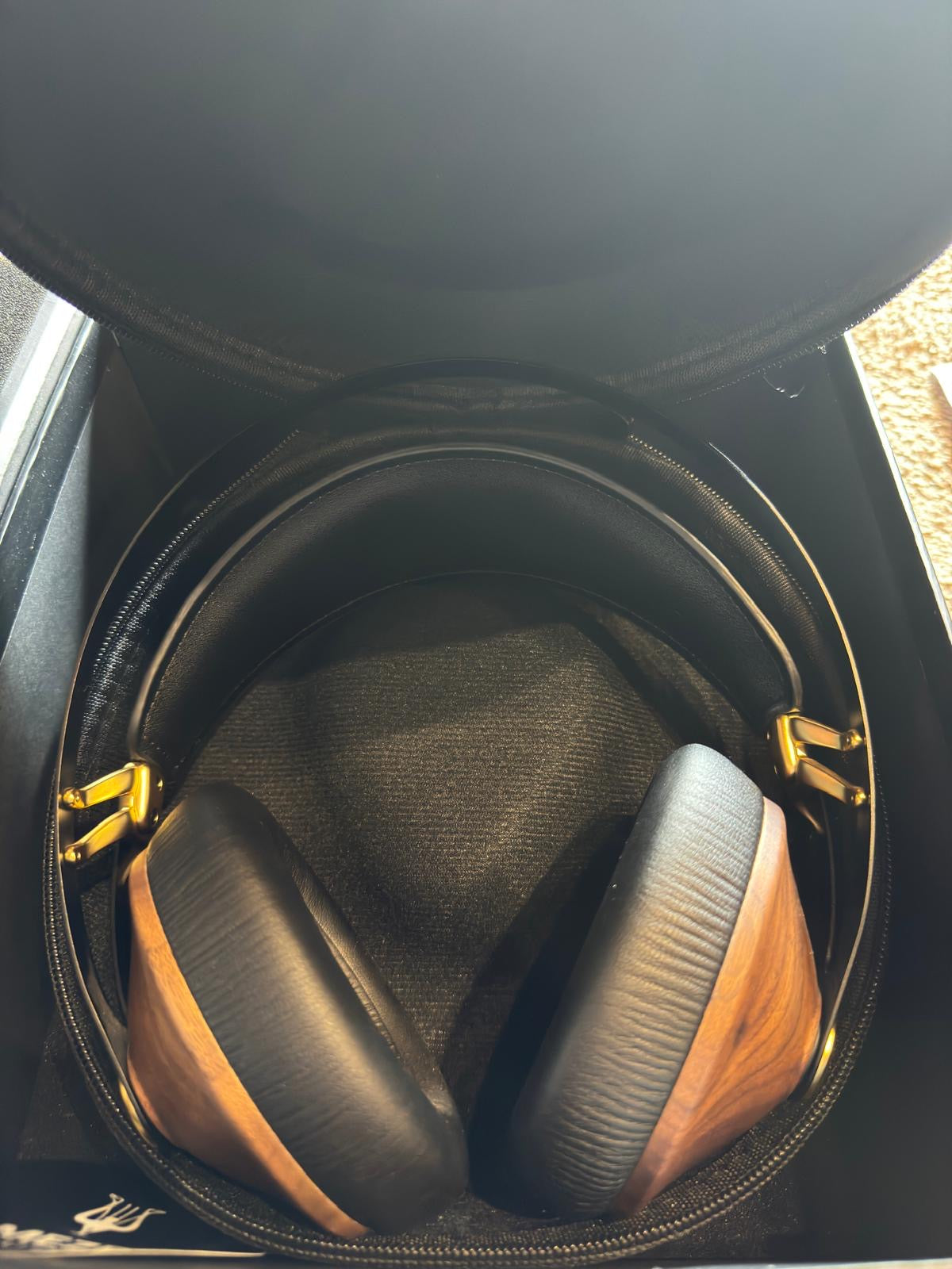 Clearance: MEZE 99 Classics Walnut & Gold over ear headphones